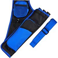 Bogenkönig Carcaj para flechas – Carcaj lateral para flechas – Carcaj para flechas de cadera con correa ajustable…